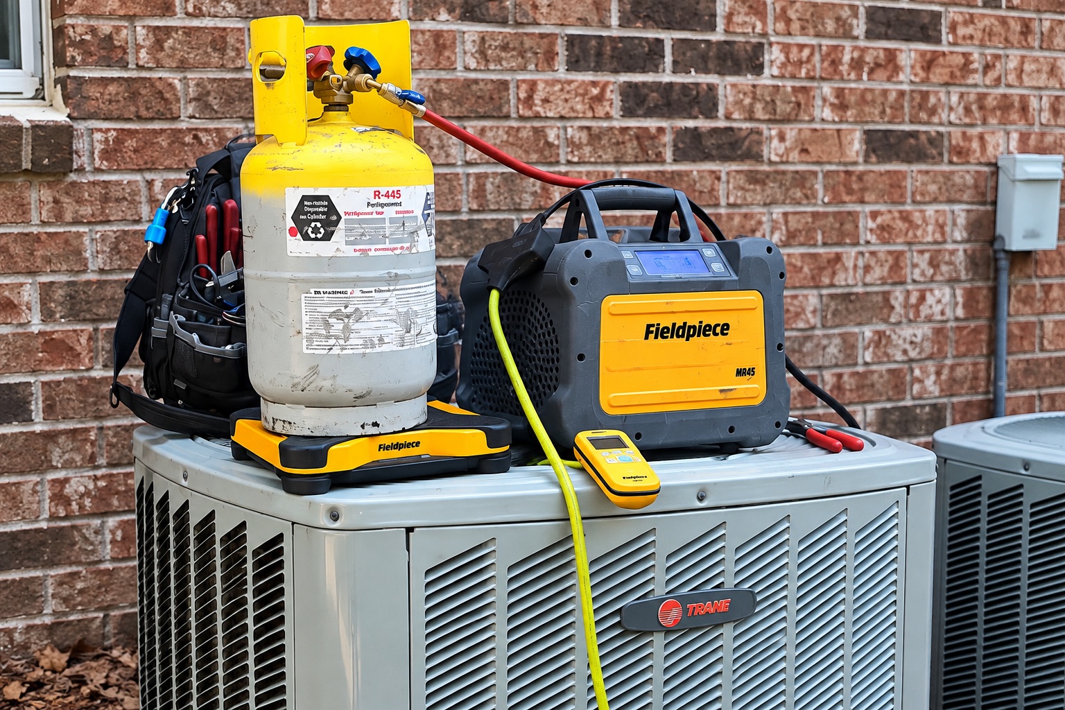 HVAC diagnostic and repair work