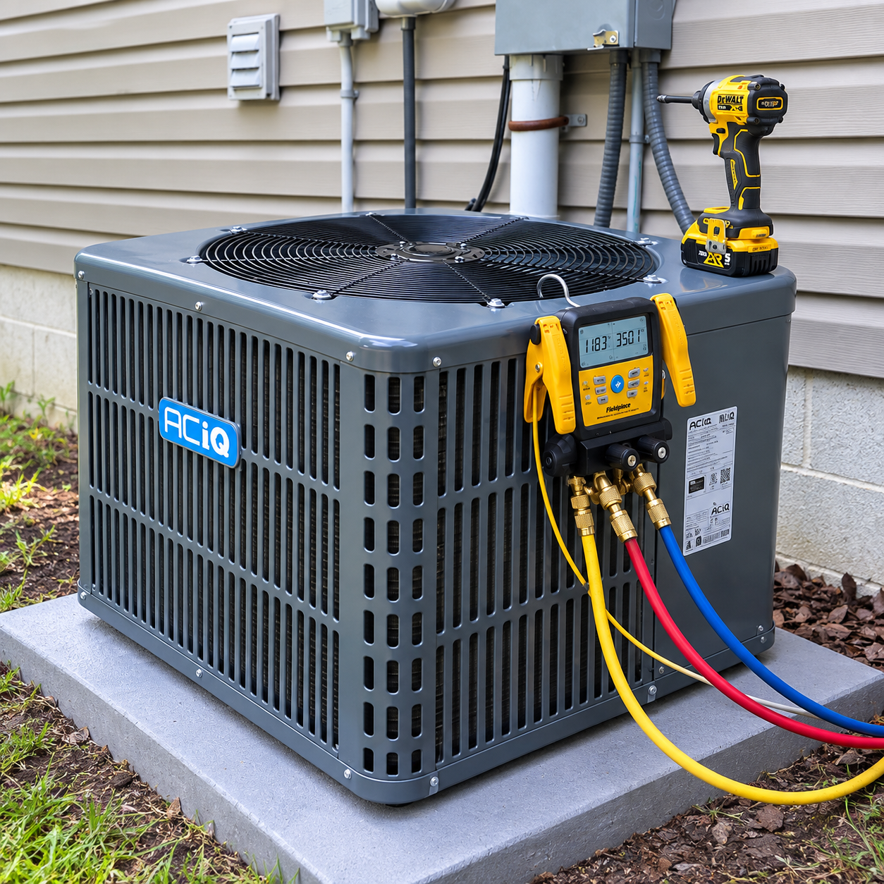 Residential HVAC system installation