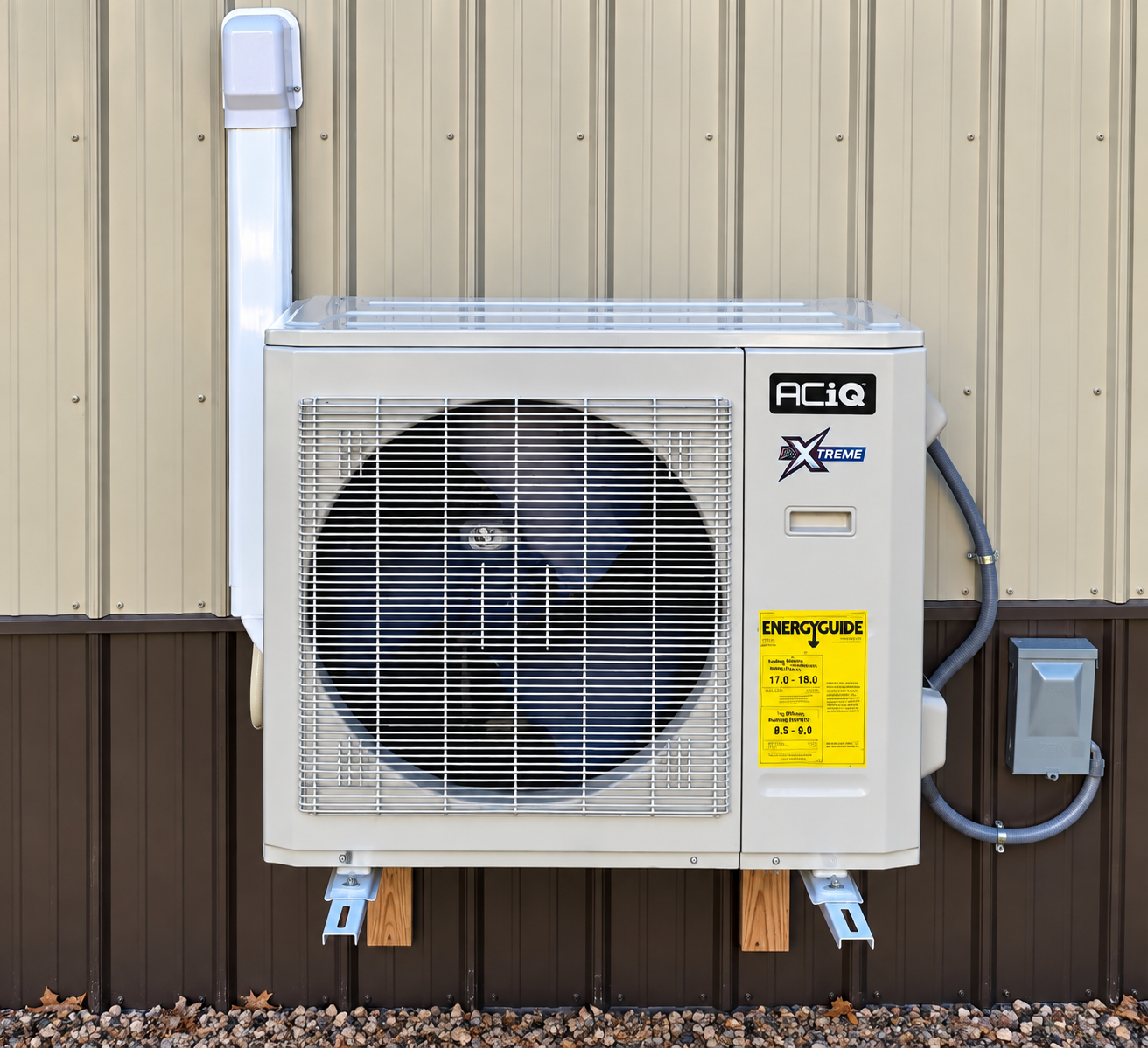 Ductless mini-split installation